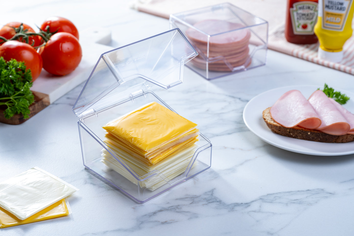American Sliced Cheese Holder for Fridge
