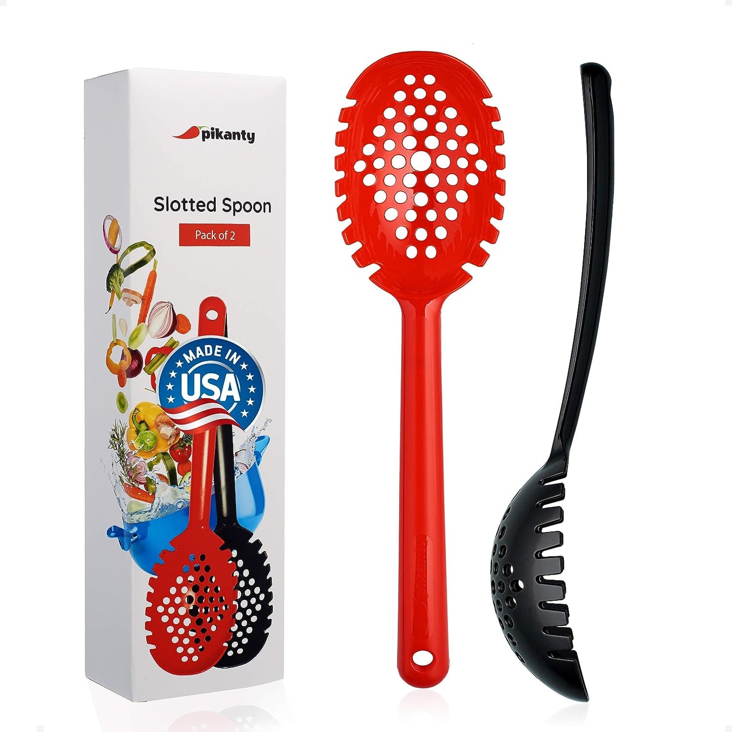 Slotted Spoons for Serving and Cooking