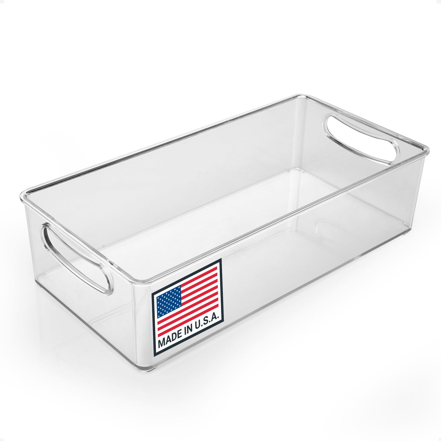 11" Refrigerator Organizer Bin with Handles