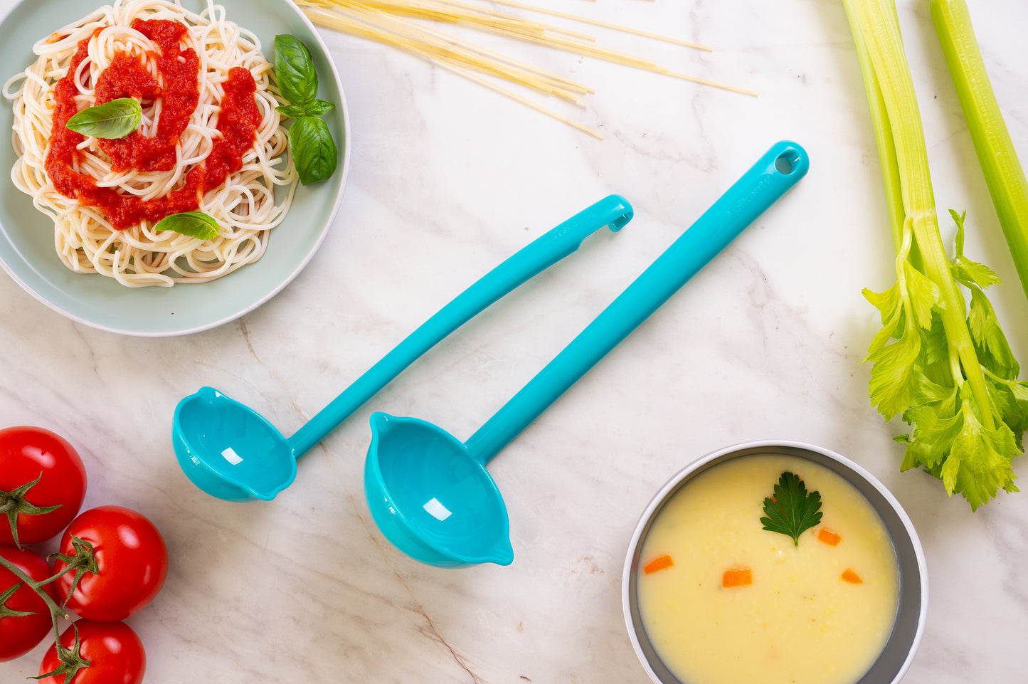 Ladle Soup and Sauce