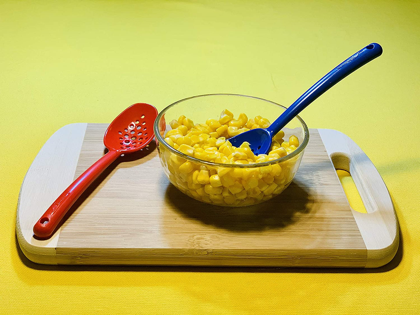 7" Small Slotted Spoons for serving and easy drainage of liquids | Made in USA