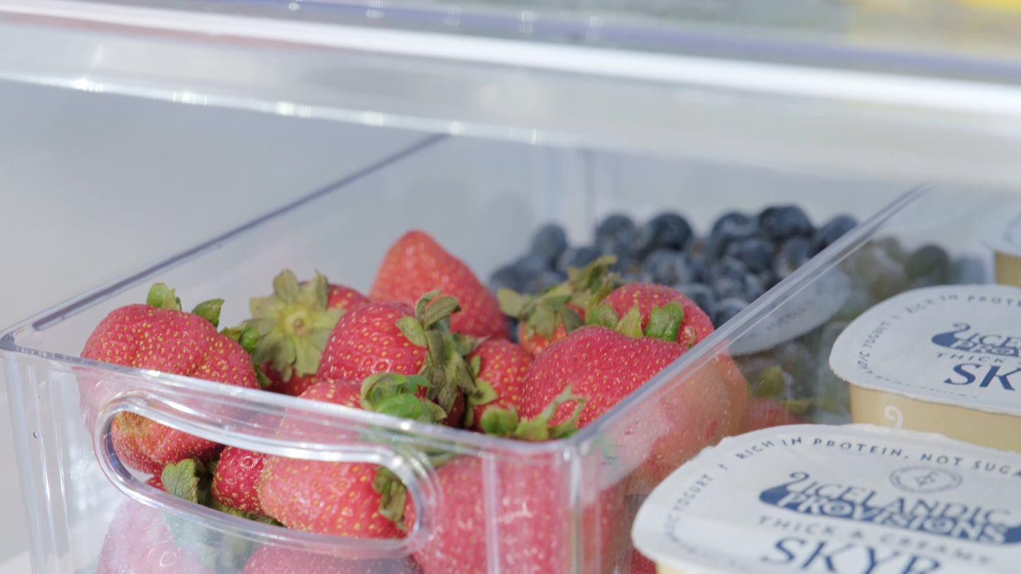 11" Refrigerator Organizer Bin with Handles