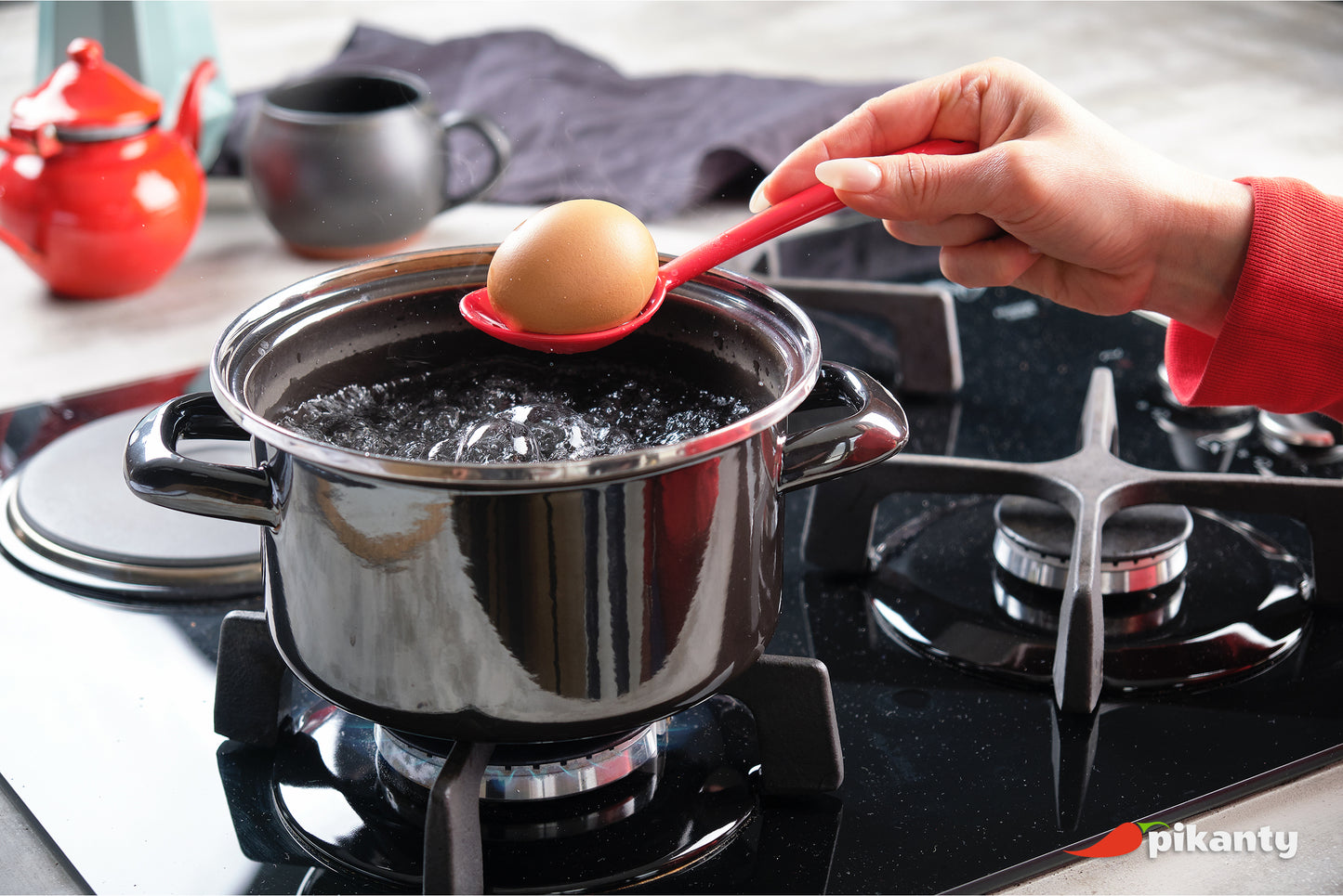 7" Small Slotted Spoons for serving and easy drainage of liquids | Made in USA