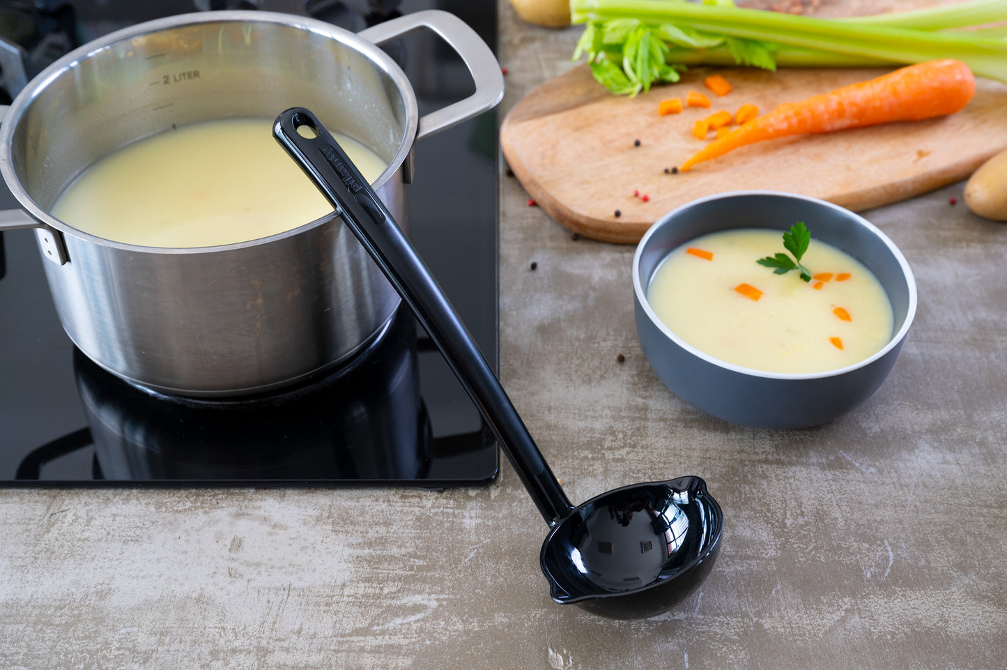 Ladle Soup and Sauce