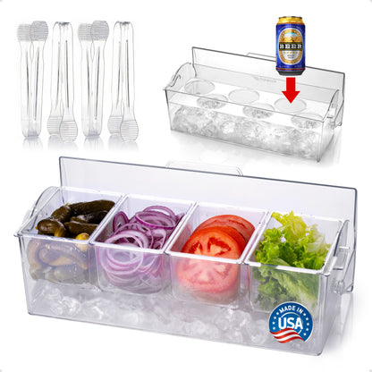 Condiment Server Caddy on Ice